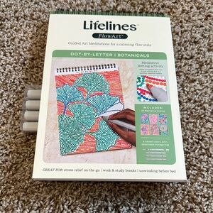 Melissa & Doug Dot-by-Letter Botanicals Art Kit - Green and Orange